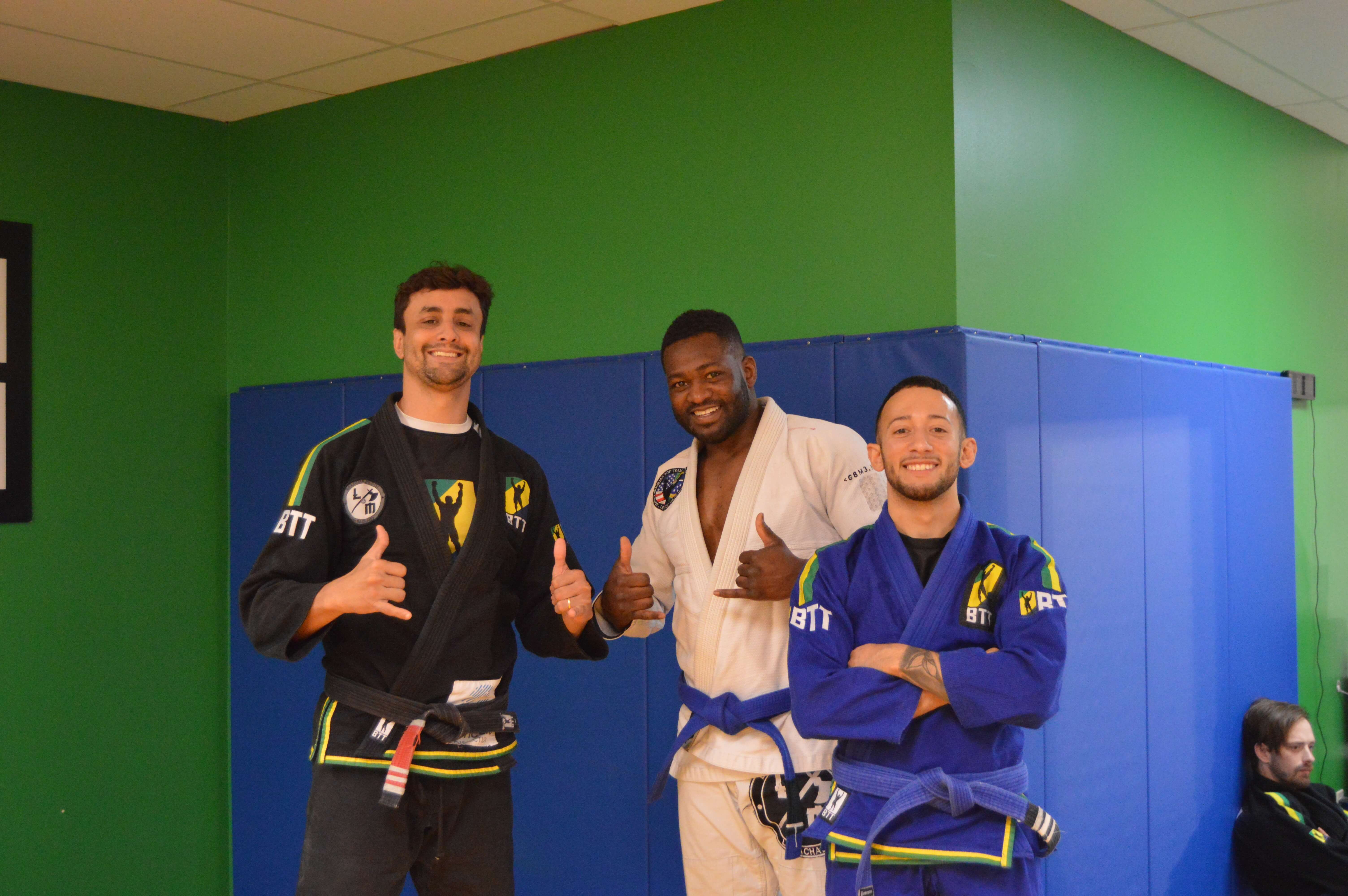 BTT team members posing together at the academy